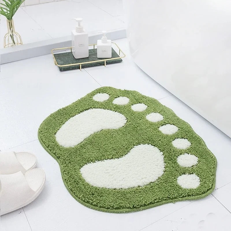 Bathroom Rugs Mats Water Absorbent Non-Slip Mat Used in Bathroom, Shower, Microfiber Bath Mat Machine Bath Mat Bathroom Mat