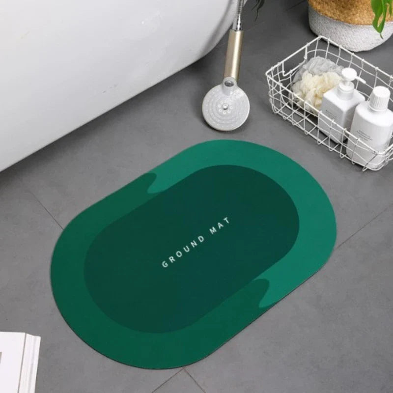 Bathroom Floor Mat 40x60cm Absorbent Anti Slip Floor Mat Foot Carpet Quick Dry Shower Toilet Carpet Soft Diatomaceous Mud