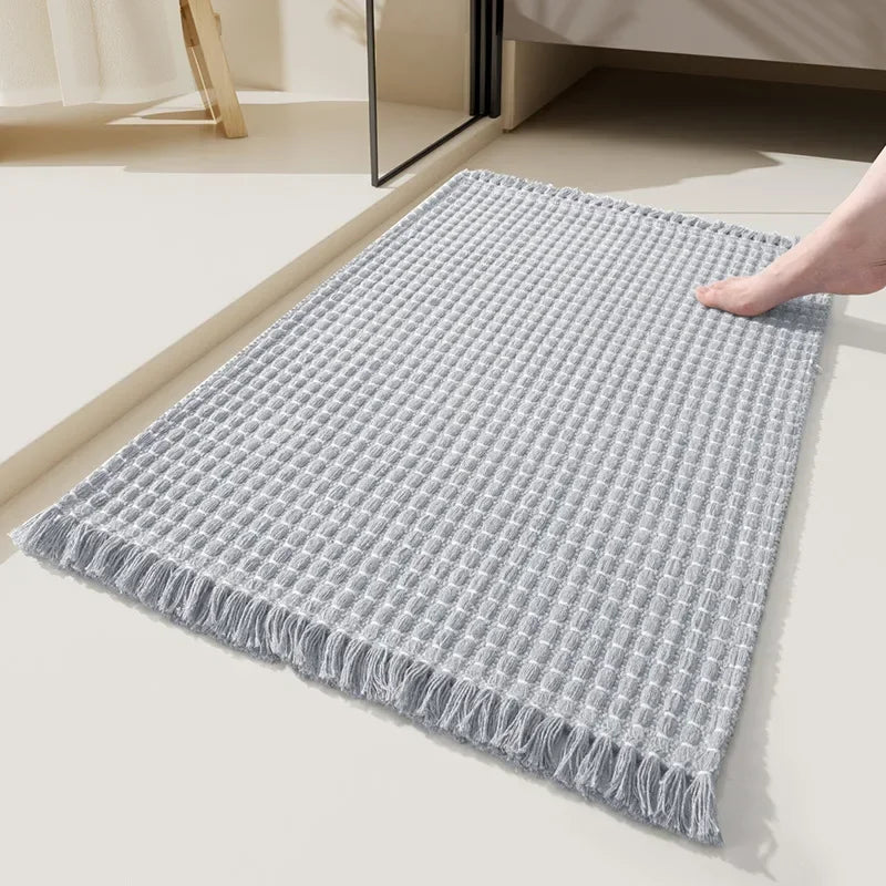 Bathroom Floor Mat Bathroom Door Absorbent Carpet Household Toilet Anti-slip Foot Toilet Door Entry Mat  Rug Bathroom