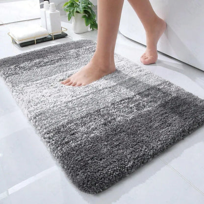 Bathroom Rugs Non-Slip Bath Rugs Dirty Resistant Plush Carpet Toilet Absorbent Bath Rugs  Plush Carpet Wash Dry Shower Pad