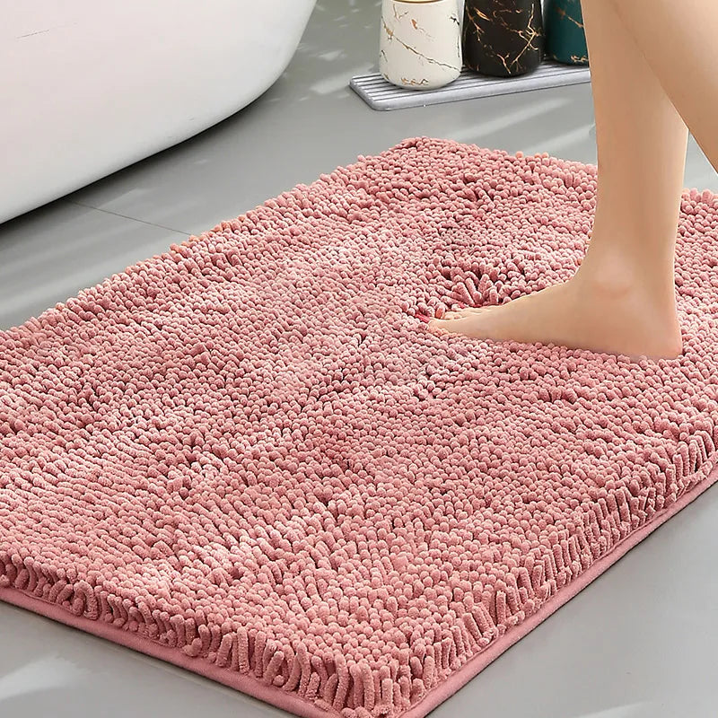 Bathroom mat Cheap chenille absorbent carpet bathroom bathtub room living room door bathroom absorbent pad