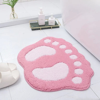 Bathroom Rugs Mats Water Absorbent Non-Slip Mat Used in Bathroom, Shower, Microfiber Bath Mat Machine Bath Mat Bathroom Mat