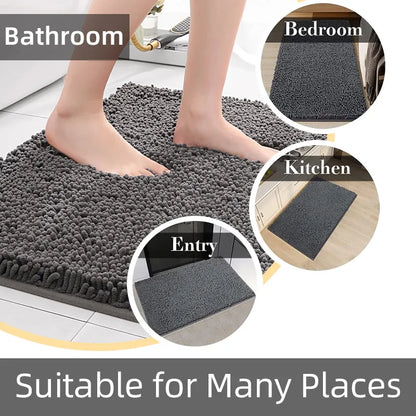 Bathroom mat Cheap chenille absorbent carpet bathroom bathtub room living room door bathroom absorbent pad