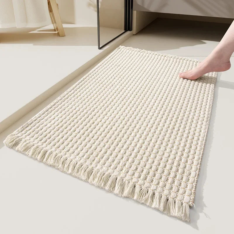 Bathroom Floor Mat Bathroom Door Absorbent Carpet Household Toilet Anti-slip Foot Toilet Door Entry Mat  Rug Bathroom