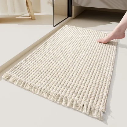Bathroom Floor Mat Bathroom Door Absorbent Carpet Household Toilet Anti-slip Foot Toilet Door Entry Mat  Rug Bathroom