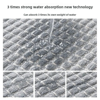 Bathroom Floor Mat Bathroom Door Absorbent Carpet Household Toilet Anti-slip Foot Toilet Door Entry Mat  Rug Bathroom