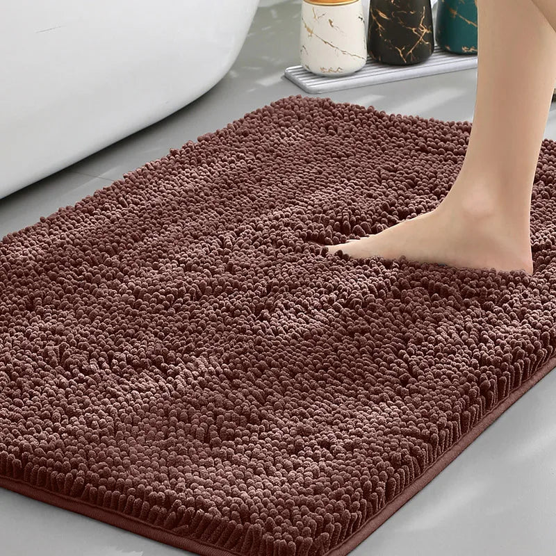 Bathroom mat Cheap chenille absorbent carpet bathroom bathtub room living room door bathroom absorbent pad