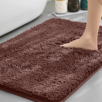 Bathroom mat Cheap chenille absorbent carpet bathroom bathtub room living room door bathroom absorbent pad