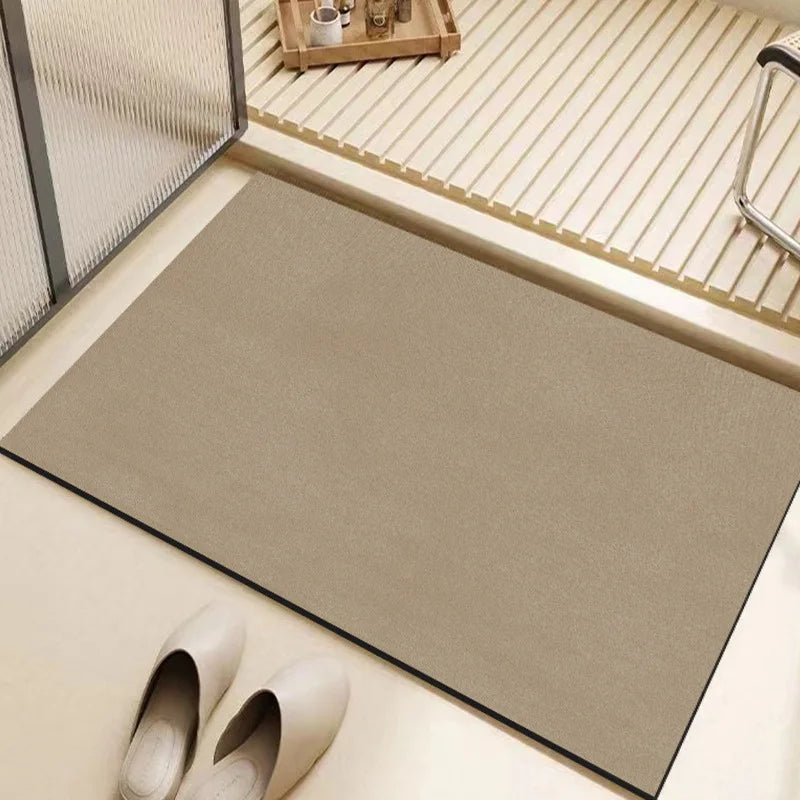 VIKAMA Silicofungus Tile Bath Floor Mat Water Absorbing Bathroom Toilet Entrance Anti-Slip Quick-Drying Mat Home Decoration