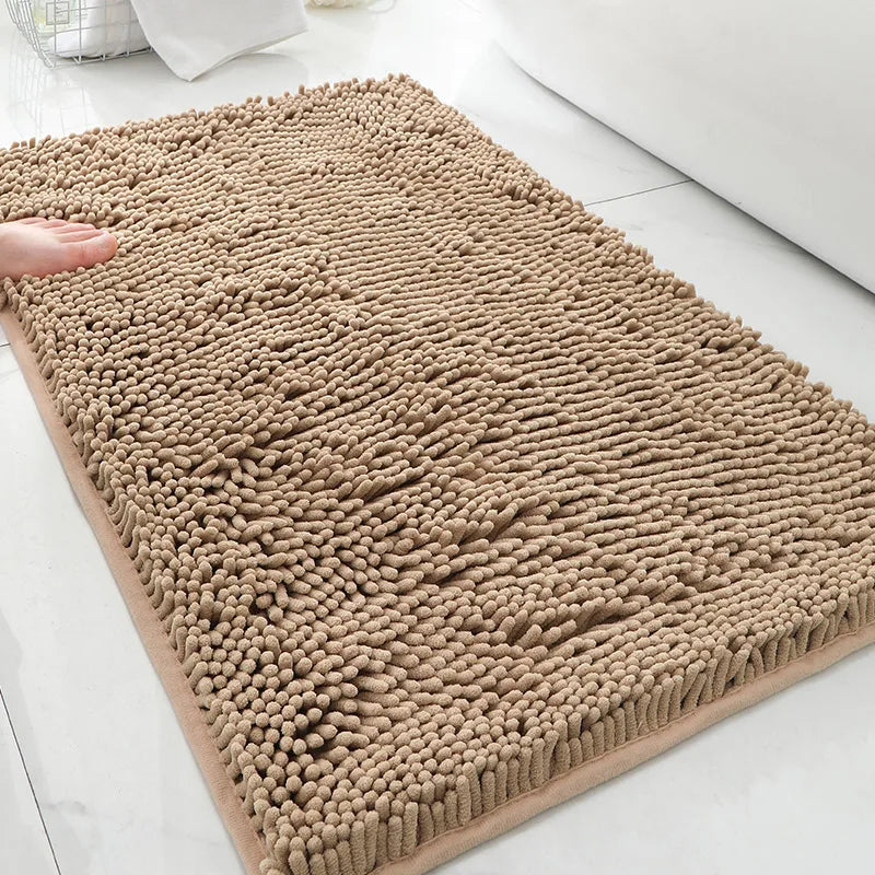 Bathroom mat Cheap chenille absorbent carpet bathroom bathtub room living room door bathroom absorbent pad