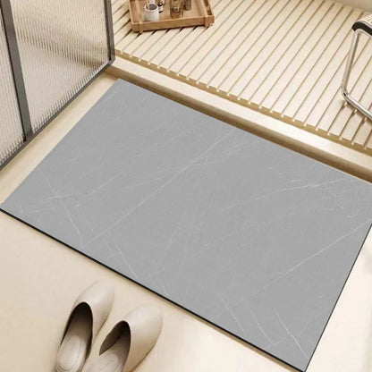 VIKAMA Silicofungus Tile Bath Floor Mat Water Absorbing Bathroom Toilet Entrance Anti-Slip Quick-Drying Mat Home Decoration