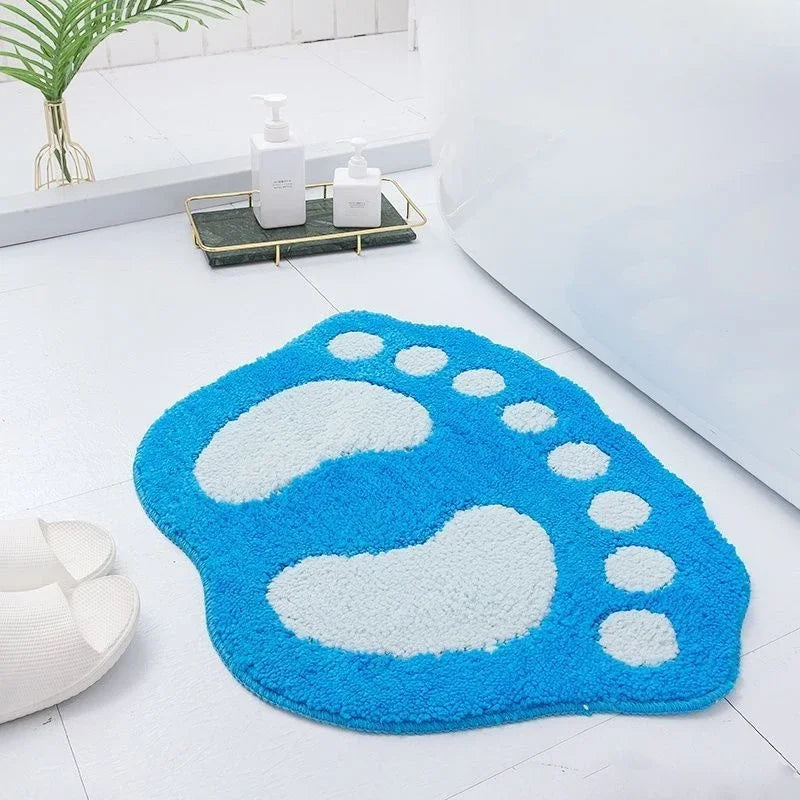 Bathroom Rugs Mats Water Absorbent Non-Slip Mat Used in Bathroom, Shower, Microfiber Bath Mat Machine Bath Mat Bathroom Mat