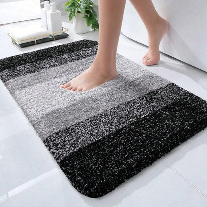 Bathroom Rugs Non-Slip Bath Rugs Dirty Resistant Plush Carpet Toilet Absorbent Bath Rugs  Plush Carpet Wash Dry Shower Pad