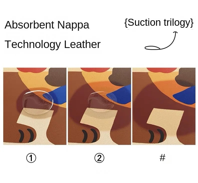 VIKAMA Silicofungus Tile Bath Floor Mat Water Absorbing Bathroom Toilet Entrance Anti-Slip Quick-Drying Mat Home Decoration